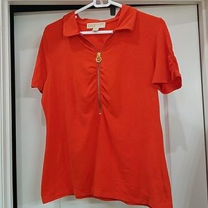 Michael Michael Kors zip front shirt